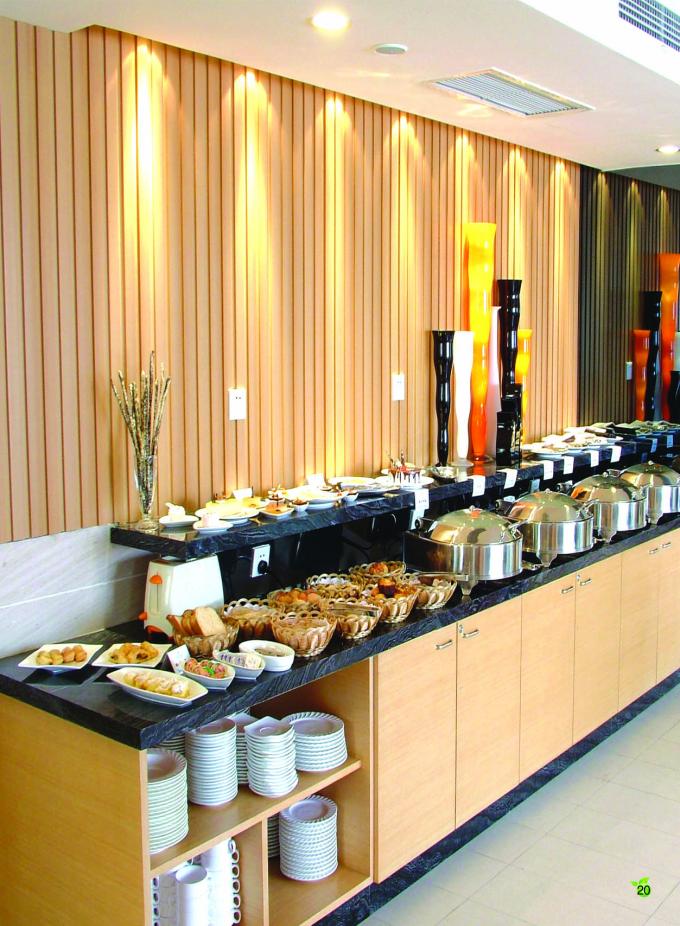 PVC-Integrierte Wandplatte Umweltschonende Innenhintergrundwand 2