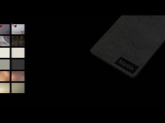 Professionelle, maßgeschneiderte, schnelle Lieferung, helles, luxuriöses Holzfurnier aus Marmor, Bambuskohlefaser