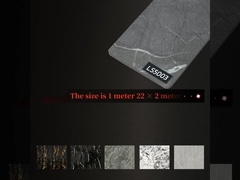 Innenverkleidung Bambusfaser integrierte Holzfolie Hochglanz Marmor Bambus Holzkohle Wandplatte