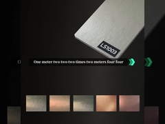 Fabrik-Direktverkauf Dekorationsmaterialien Farbfreies Metall Bambus Holzkohle Furnierplatten