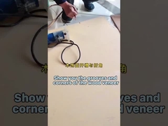 Bamboo-Holzfurnierplatten mit Rillen und Eckbiegen