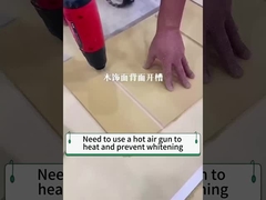 Gruben und Winkelbiegen von Holzfurnierplatten