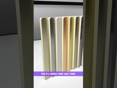 Wandplatten aus Marmorblech