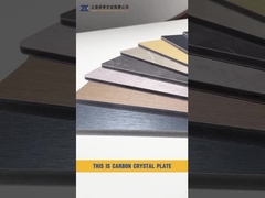 3D-gedruckte Carbon-Kristallplatte mit Musterhintergrundwand