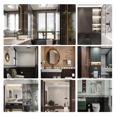 SPC Wall Panel New Product Explosion 600*2440*4mm Stone Plastic Waterproof Eco-Friendly Seamless Interior Wall Decoration Sheet For Marble Shower Bathroom