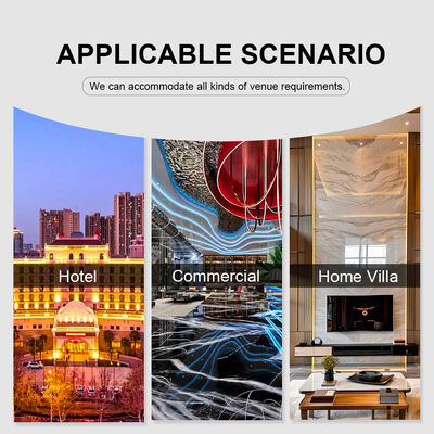 Modern SPC Wall Panel for Hotel Bathroom Stone Plastic Carbon Crystal Panel Seamless Waterproof Anti-Collision Board