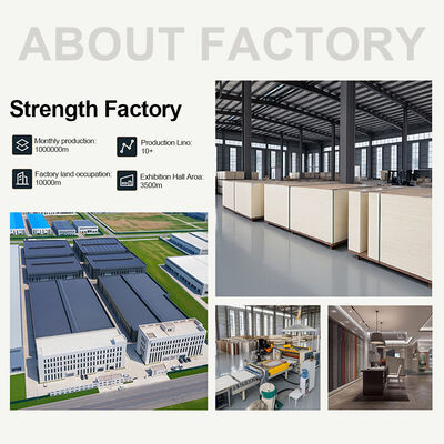 PVC Marble Sheet Waterproof And Fireproof Features Bamboo Charcoal Wood Veneer For Hotel