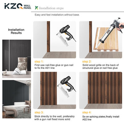 Factory Sale WPC Grooved Wall Panels 3D Wood Grain Waterproof Veneer For Outdoor