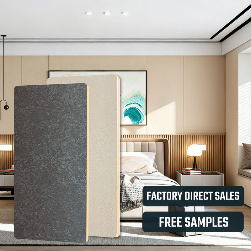 Wholesale Price Interior Decorative Wall Paneling PVC Fabric Texture Board Bamboo Fiber Wall Panel