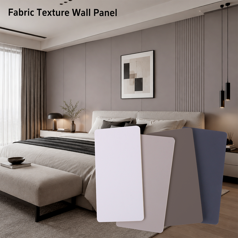 Factory Price  Bamboo Charcoal Solid Wall Panel Interiores Eco Friendly Easy to Clean