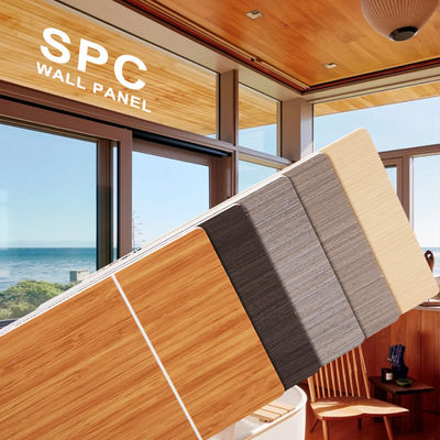SPC-Wandplatten Überraschung Preis 600*2440mm wasserdicht und flammhemmend Mikrokristallines Steingebäude Wandplatten umweltfreundlich Bad und Dusche für Innendekorationsplatten