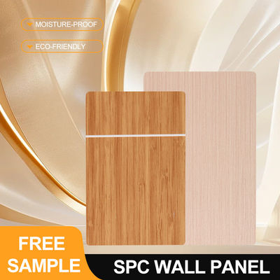 SPC-Wandplatte 600*2440*4mm Wasserdicht und Flammschutzfähig Holz-Kunststoff-Verbundwerkstoff umweltfreundlich nahtlos splicing Innenwandplatte für Bad zu Hause