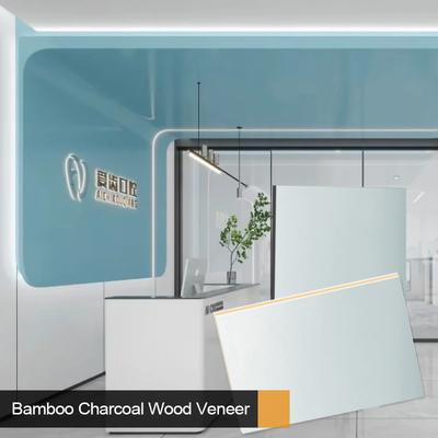 Neues Design Bambus Holzkohle Veneer Wasserdichte und feuchtigkeitsdichte Metallwandplatten für gewerbliche Räume