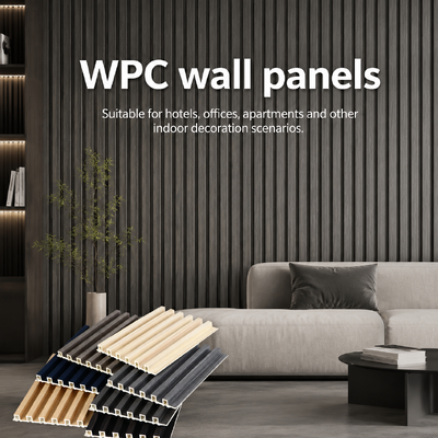 Flügelwandtafel Innenarchitektur 3D Wpc Wandtafel für Hotel Villa Innenarchitektur