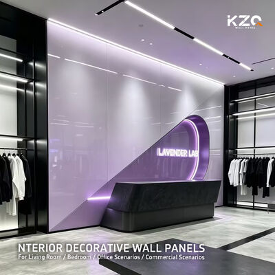 Neues Produkt Baumwolle Holzfurniere Moderne Wandplatten für die kommerzielle Dekoration