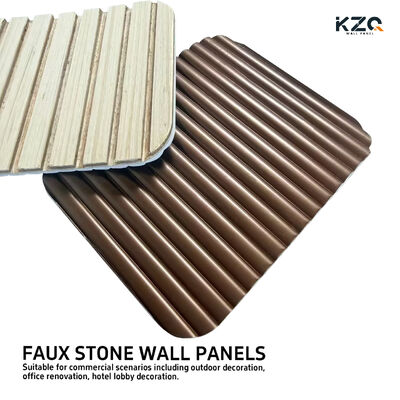 Neue Lagerbestände Premium Wpc Fluted Wandplatte 3D Wandplatte Für Innenhausdekoration