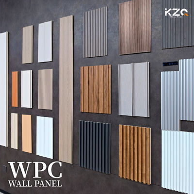 OEM-unterstützte Massivfarbenwandplatte WPC-Wandplatte für Wohnung Schlafzimmerdekoration